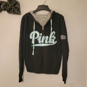 Victoria's Secret PINK 1/4 Zip Hoodie Sz S